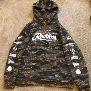 Reckless Youth Camo Hoodie Size 16 (XL)